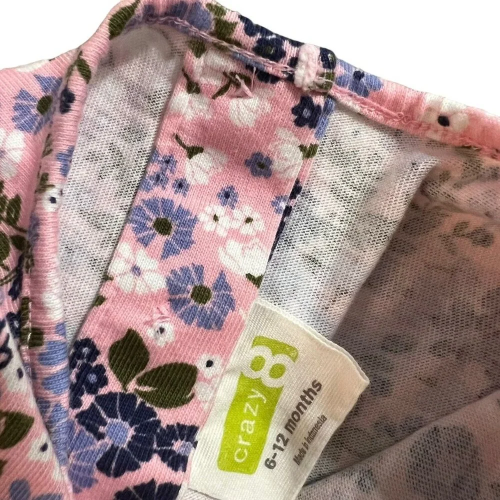 Crazy 8 6-12m Pink Floral Dress